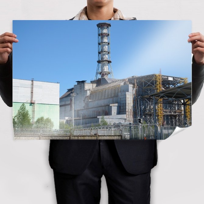 Chernobyl Nuclear Power 36x24 inch print Poster