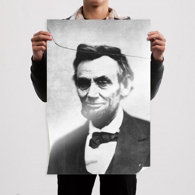 Lincoln Gardner Rare 36x24 inch print Poster