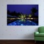 Resort Night View Poster 36x24 inch