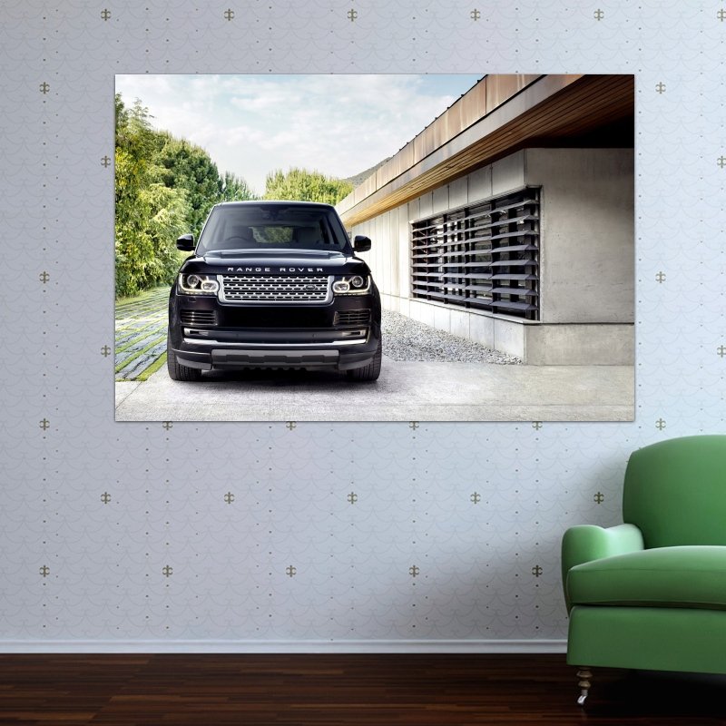 Gorgeous Black Range Rover Poster 36x24 inch