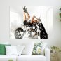Beyonce On A Motorcycle Poster 24x18 inch