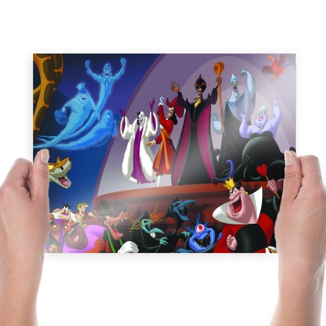 Disney Villains Poster 24x18 inch