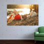Blonde Girl On The Lake Shore  Poster 36x24 inch