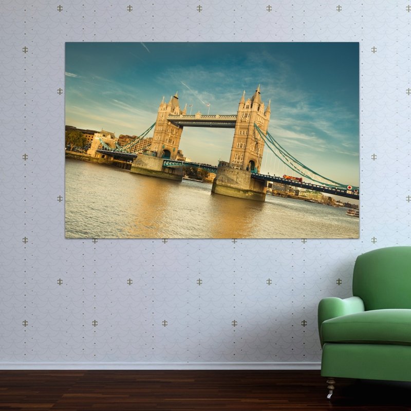 Tower Bridge Bridge London River Poster 36x24 inch