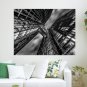 Buildings Skyscrapers Night Poster 24x18 inch