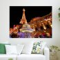 Eiffel Tower Night Las Vegas Vegas Nevada United States Poster 24x18 inch