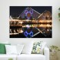 Roller Coaster Night Lights Mickey Mouse Disneyland Poster 24x18 inch
