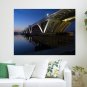 Bridge River Reflection Poster 24x18 inch