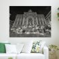 Buildings Fountain Night Trevi Fountain Rome Italy Poster 24x18 inch