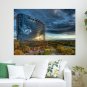 Building Hdr Clouds Poster 24x18 inch
