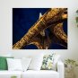 Eiffel Tower Paris Night Tower Poster 24x18 inch