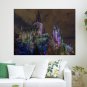 Disneyland Harry Potter Hogwarts Castle Night Poster 24x18 inch