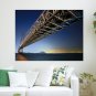 Bridge Night Stars  Poster 24x18 inch