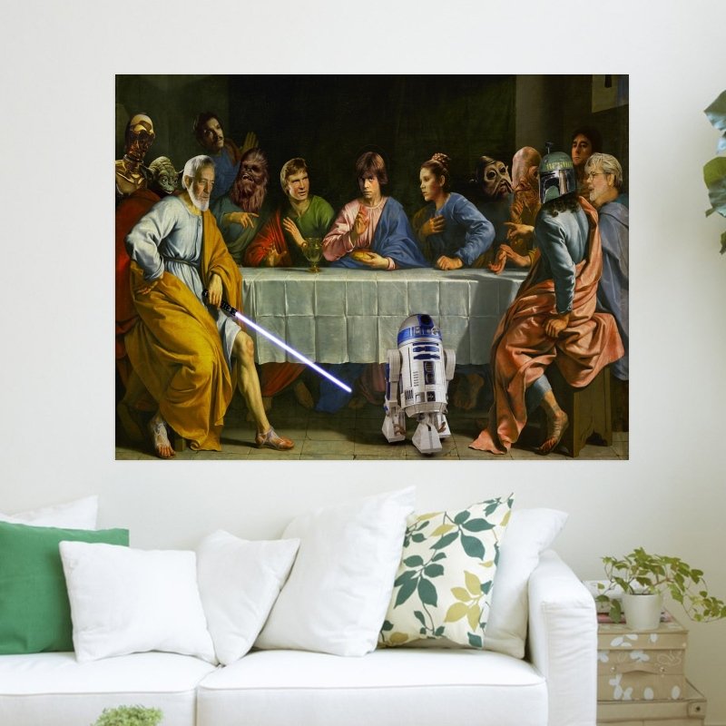 The Last Supper Star Wars Poster 24x18 inch