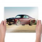 Ford Mustang Classic Car Classic Tv Movie Art Poster 24x18 inch