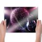 Crowd Concert Rave Dj Purple Turntables Tv Movie Art Poster 24x18 inch