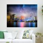 Singapore Buildings Skyscrapers Ferris Wheel Fireworks Tv Movie Art Poster 24x18 inch