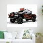 Truck White Ford Super Duty Tv Movie Art Poster 24x18 inch