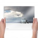 Hot Rod Sky Clouds Salt Flat Tv Movie Art Poster 24x18 inch