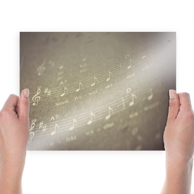 Notes Macro Tv Movie Art Poster 24x18 inch