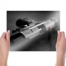 Handgun Macro Bullet Tv Movie Art Poster 24x18 inch