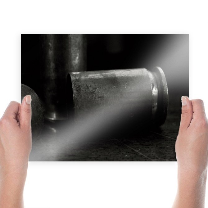 Ammunition Bullet 1911 Macro Tv Movie Art Poster 24x18 inch