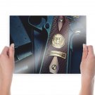 Handgun Handle Tv Movie Art Poster 24x18 inch