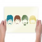 The Beatles White Tv Movie Art Poster 24x18 inch