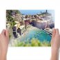 Tilt Shift Cinque Terre Tv Movie Art Poster 24x18 inch