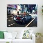 Lamborghini Aventador Street Night Tv Movie Art Poster 24x18 inch