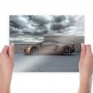 Lamborghini Aventador Clouds Tv Movie Art Poster 24x18 inch