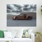 Lamborghini Aventador Clouds Tv Movie Art Poster 24x18 inch
