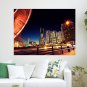Buildings Skyscrapers Ferris Wheel Timelapse Lights Night Tv Movie Art Poster 24x18 inch
