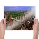 Central Park New York Buildings Skyscrapers Tv Movie Art Poster 24x18 inch