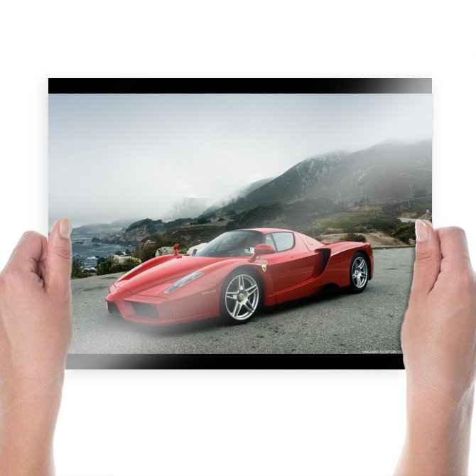 Ferrari Enzo Tv Movie Art Poster 24x18 inch