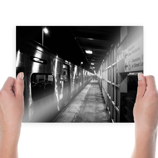 Subway Train Underground Tv Movie Art Poster 24x18 inch