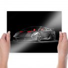 Lamborghini Sesto Elemento Black Tv Movie Art Poster 24x18 inch
