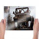 Jeep Off Road Mud Lifted Tv Movie Art Poster 24x18 inch