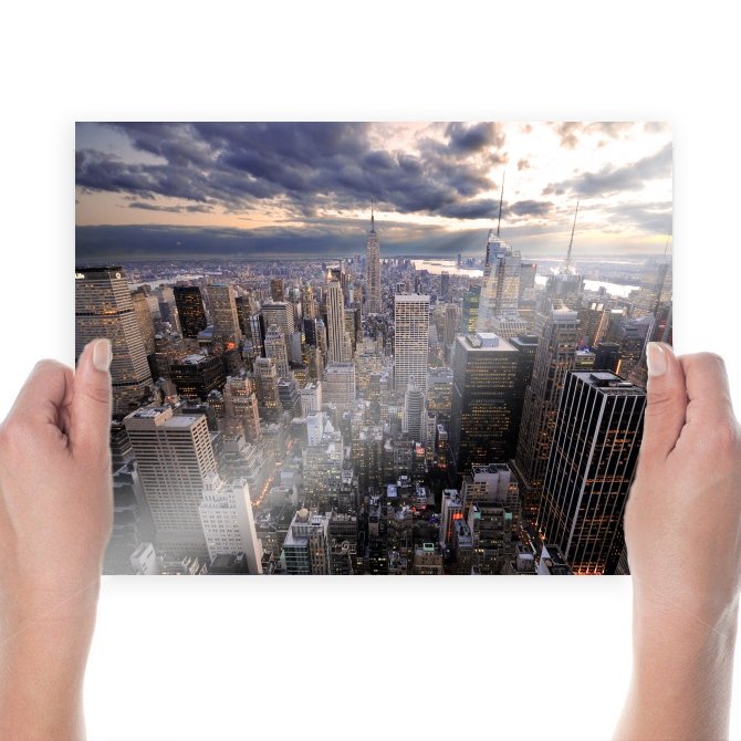 New York Tv Movie Art Poster 24x18 inch