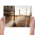 Sunlight Building Piazza San Marco Venice Italy Tv Movie Art Poster 24x18 inch