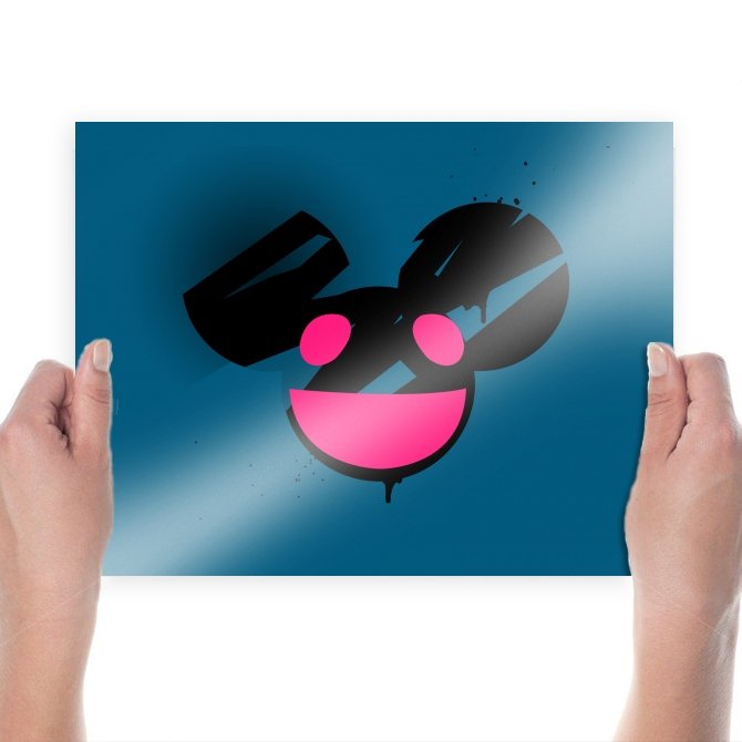 Deadmau5 Blue Tv Movie Art Poster 24x18 inch