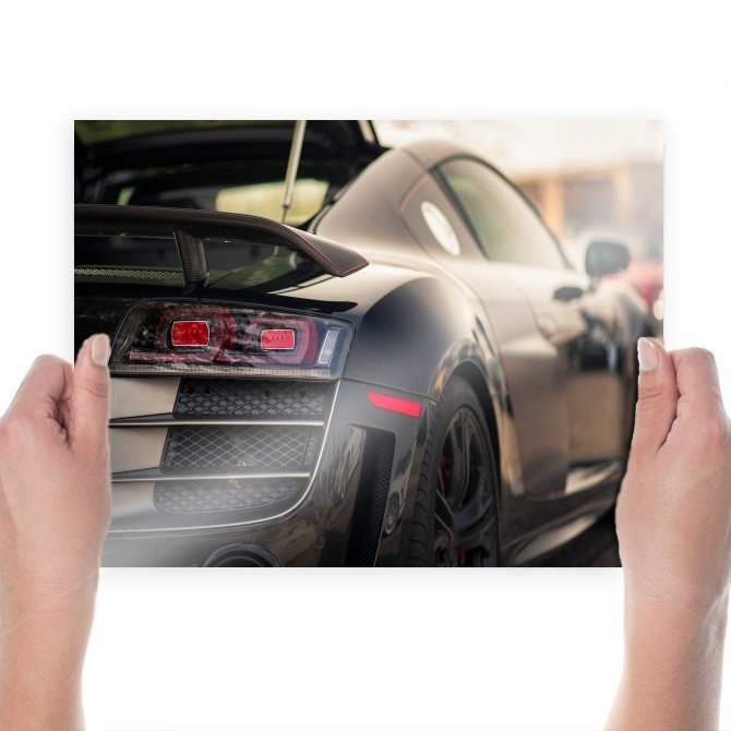 Audi R8 Tail Light Tv Movie Art Poster 24x18 inch