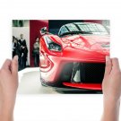 Ferrari Laferrari Headlight Tv Movie Art Poster 24x18 inch