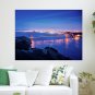 Golden Gate Bridge Bridge San Francisco Ocean Night Lights Landscape Tv Movie Art Poster 24x18 inch