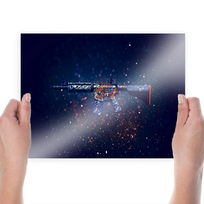 Rifle Bokeh Tv Movie Art Poster 24x18 inch