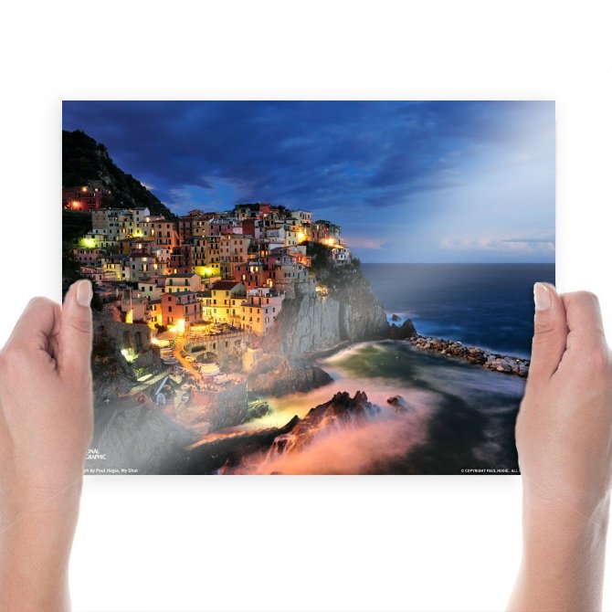 Italy Night Tv Movie Art Poster 24x18 inch