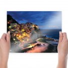 Italy Night Tv Movie Art Poster 24x18 inch