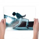 Freddie Mercury Queen Tv Movie Art Poster 24x18 inch