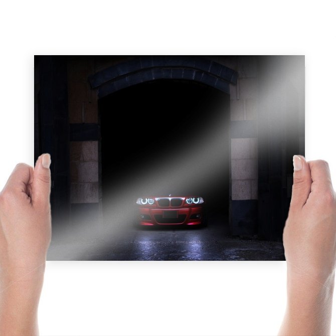 Bmw M3 Dark Tv Movie Art Poster 24x18 inch