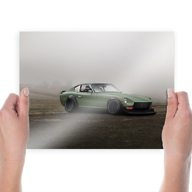 Datsun Mist Fog Tv Movie Art Poster 24x18 inch